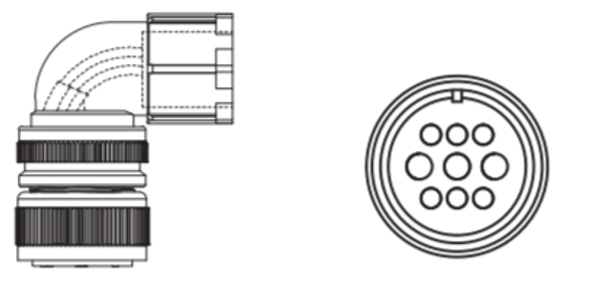 PWR-CON 1KW-9P